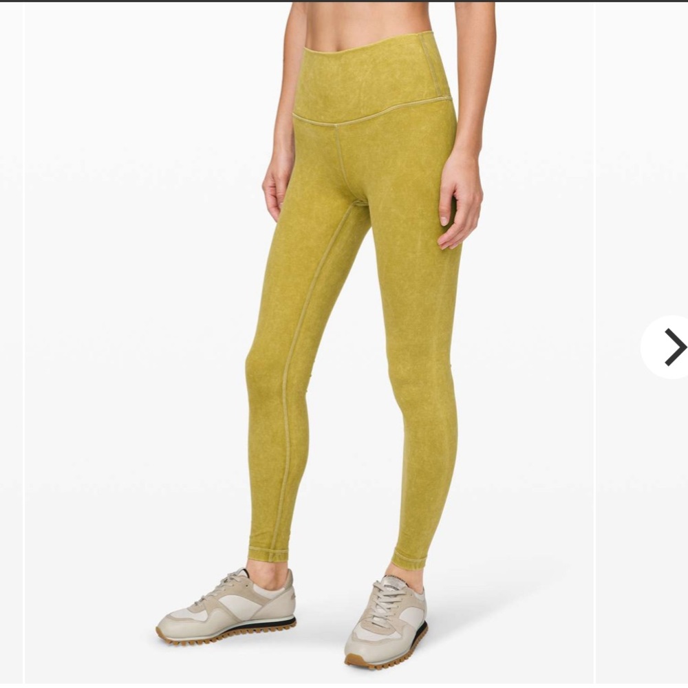 Lululemon Wunder Under Hi Rise Washed Grape Leaf